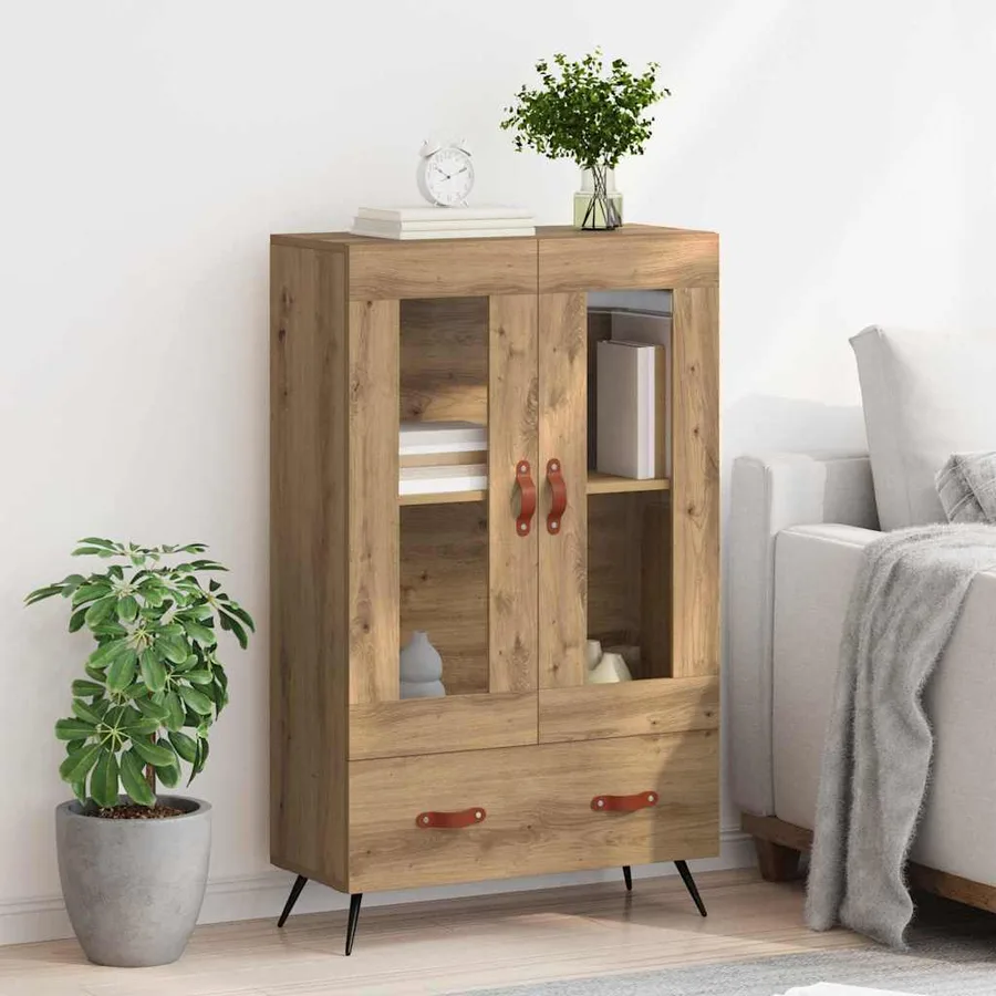 Haut Armoire Chêne artisanal 69,5 x 31 x 115 cm - 4