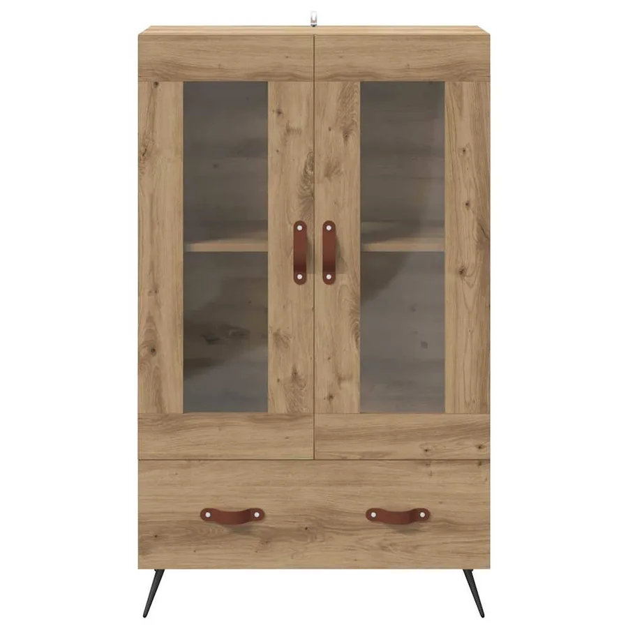 Haut Armoire Chêne artisanal 69,5 x 31 x 115 cm - 6