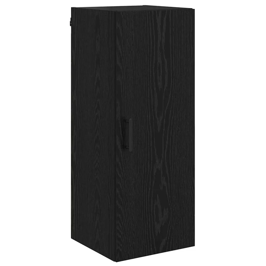 Meuble mural Chêne noir 34,5 x 34 x 90 cm Bois d'ingénierie - 2