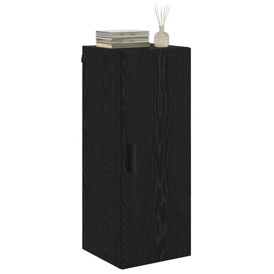 Meuble mural Chêne noir 34,5 x 34 x 90 cm Bois d'ingénierie - 3