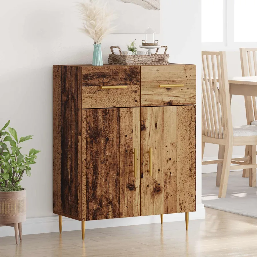 Buffet Bois Ancien 69,5 x 34 x 90 cm Bois d'ingénierie