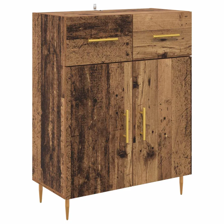 Buffet Bois Ancien 69,5 x 34 x 90 cm Bois d'ingénierie - 2