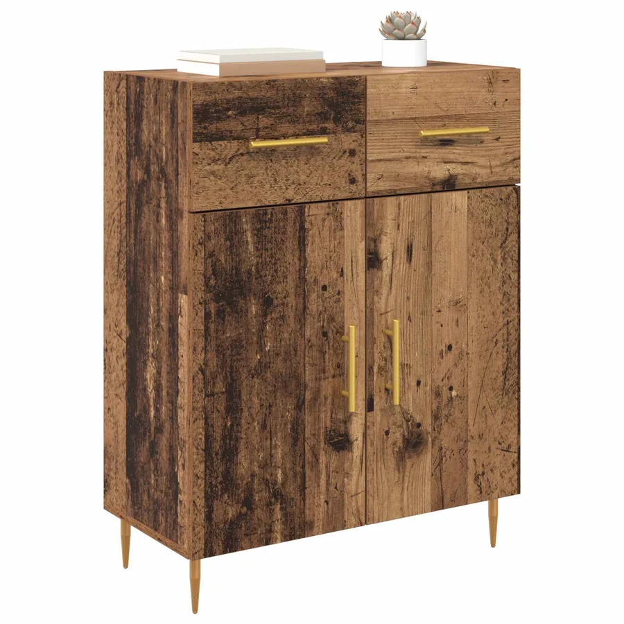 Buffet Bois Ancien 69,5 x 34 x 90 cm Bois d'ingénierie - 3