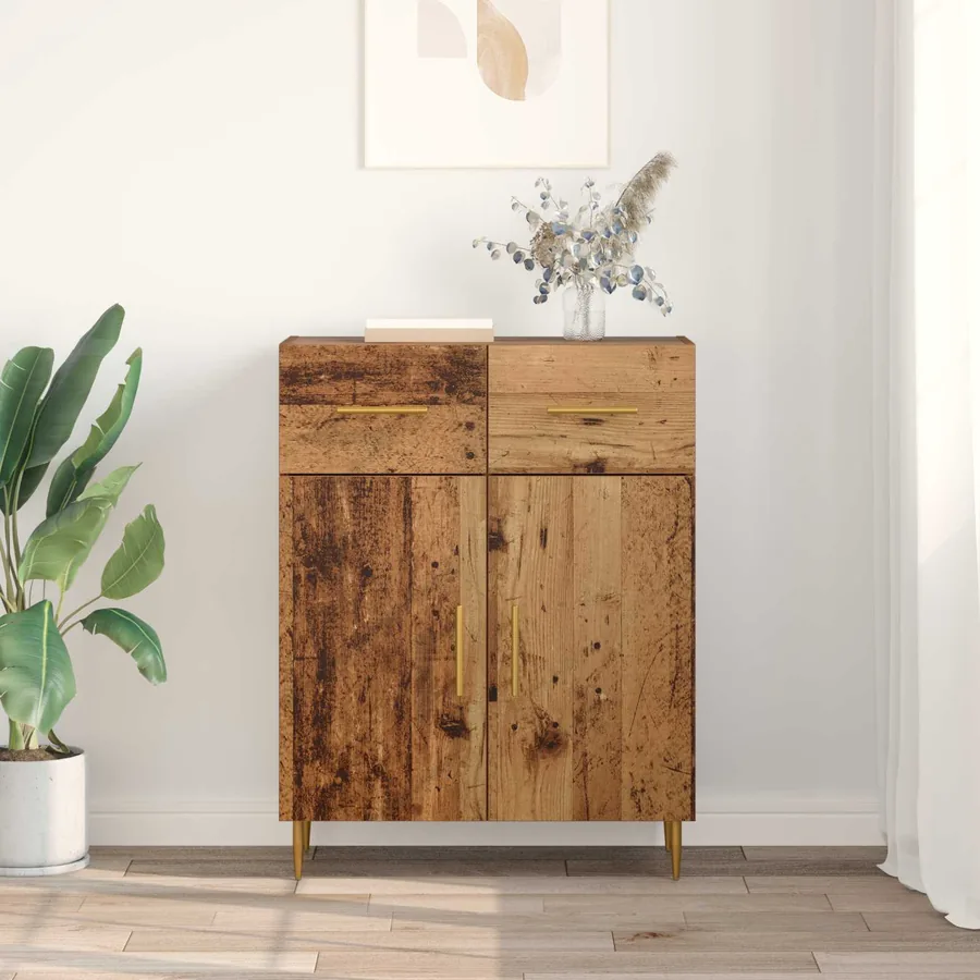 Buffet Bois Ancien 69,5 x 34 x 90 cm Bois d'ingénierie - 4