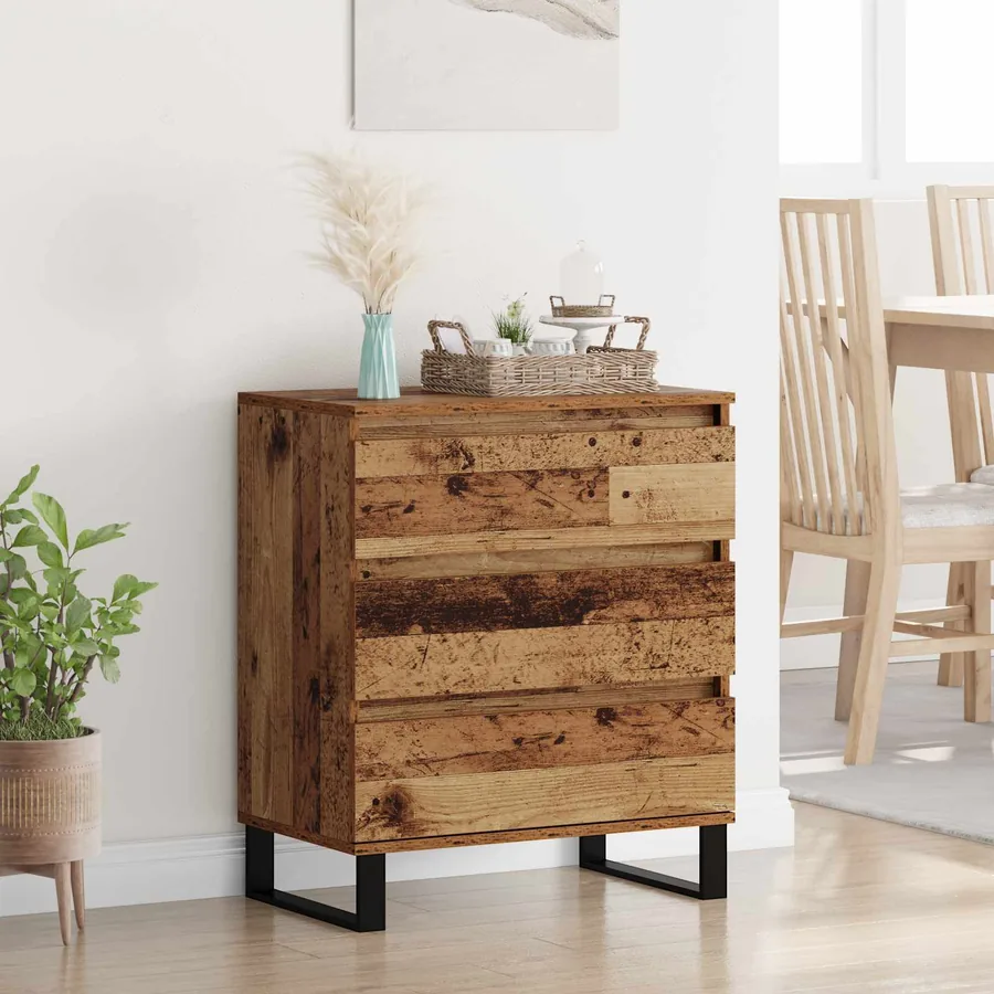 Buffet Bois Ancien 60 x 35 x 70 cm Bois d'ingénierie