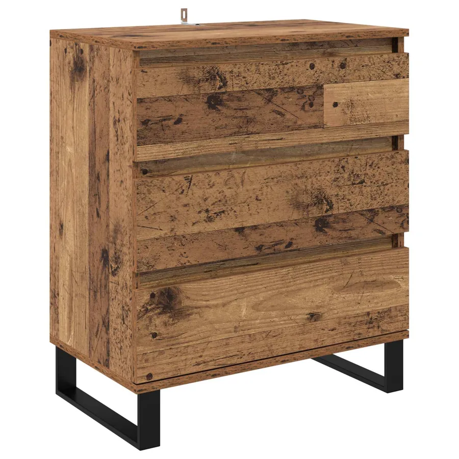 Buffet Bois Ancien 60 x 35 x 70 cm Bois d'ingénierie - 2