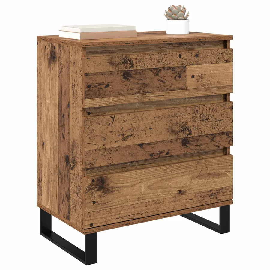 Buffet Bois Ancien 60 x 35 x 70 cm Bois d'ingénierie - 3