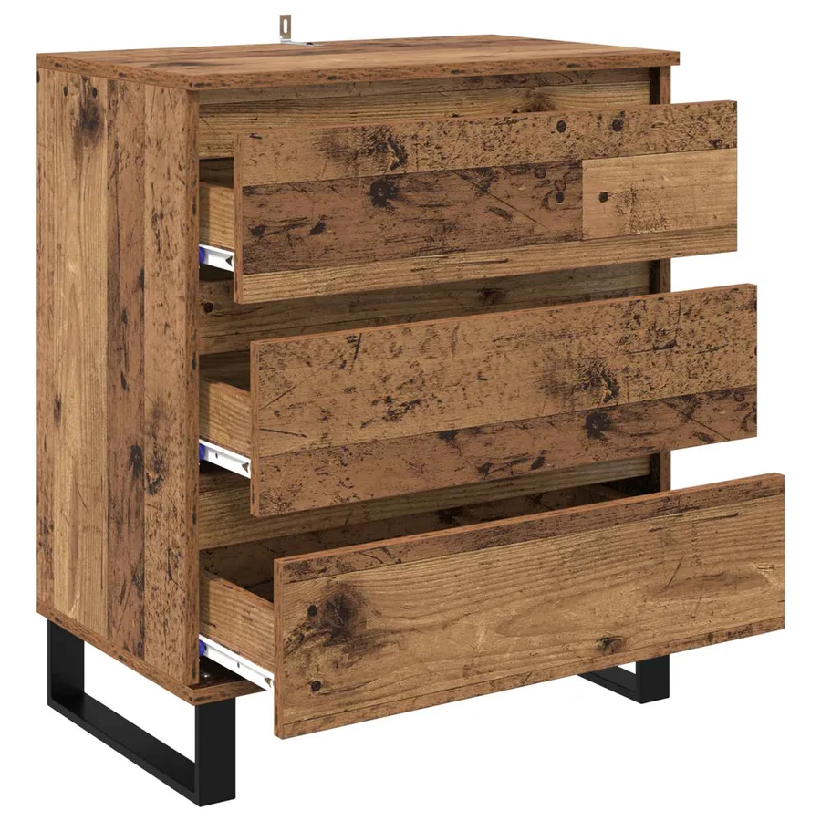Buffet Bois Ancien 60 x 35 x 70 cm Bois d'ingénierie - 5