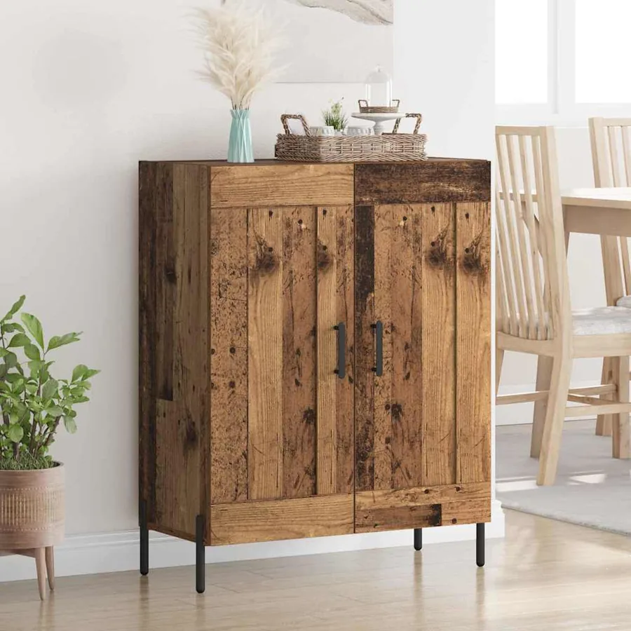 Buffet Bois Ancien 69,5 x 34 x 90 cm Bois d'ingénierie et fer
