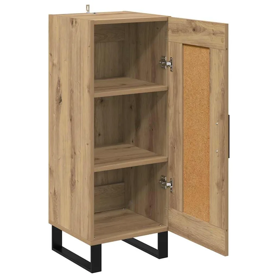 Buffet Chêne artisanal 34,5 x 34 x 90 cm - 5