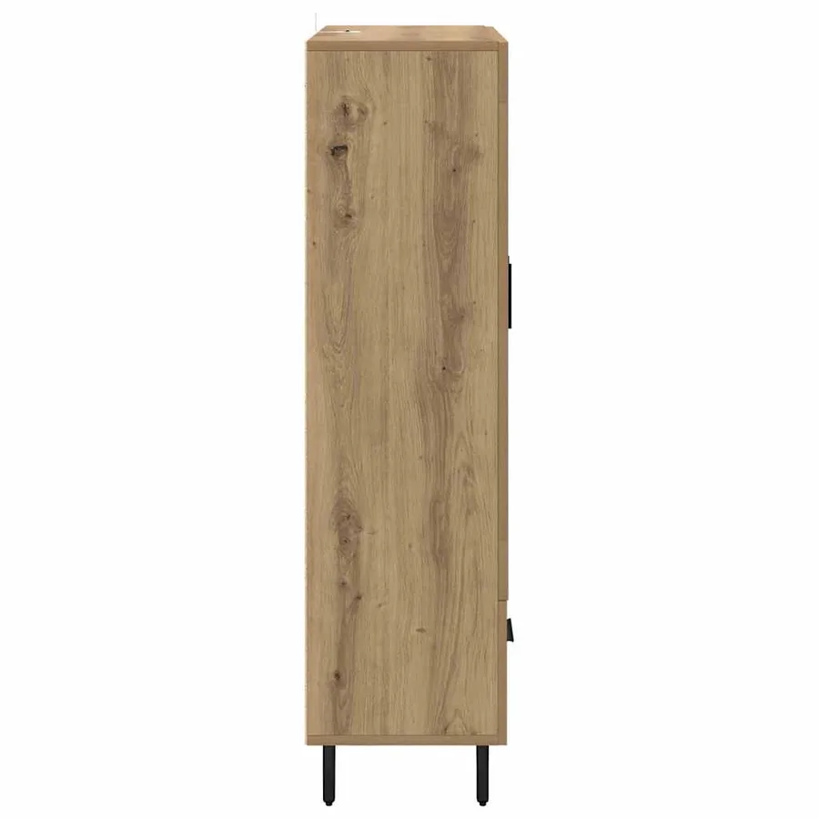Haut Armoire avec tiroir Chêne artisanal 69,5 x 31 x 115 cm - 7