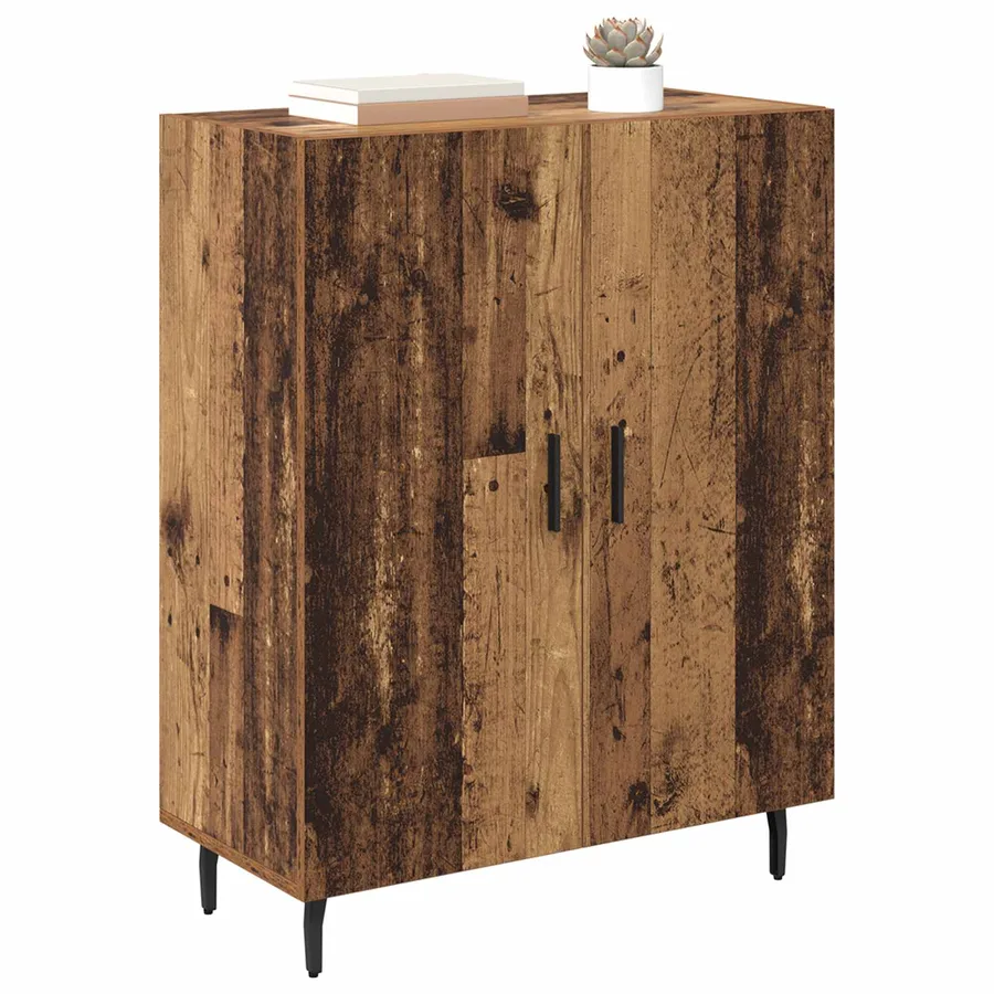 Buffet Bois ancien 69,5 x 34 x 90 cm Bois d'ingénierie - 3