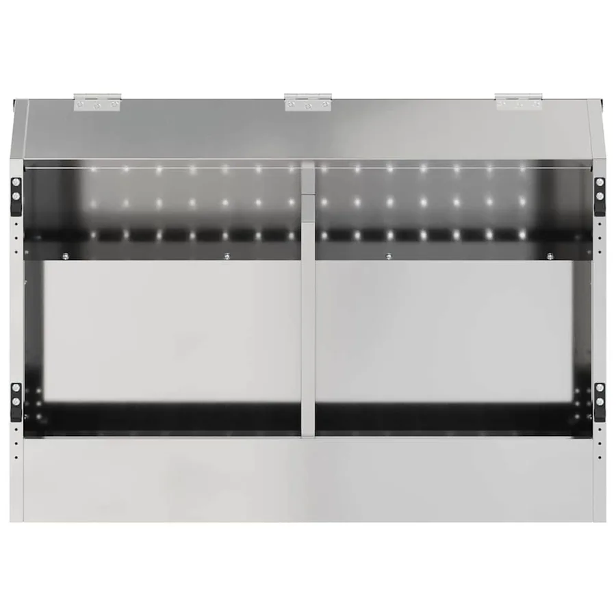 Distributeur pour lapins Argent 64.5 x 25.5 x 45.5 cm - 5