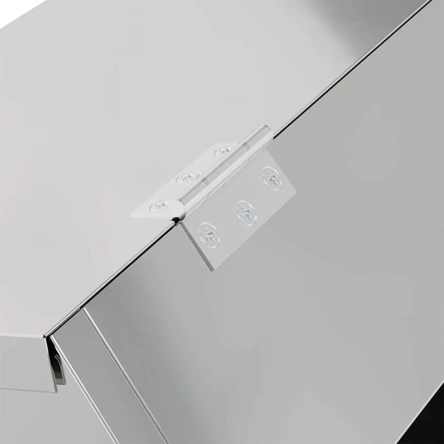 Distributeur pour lapins Argent 64.5 x 25.5 x 45.5 cm - 9
