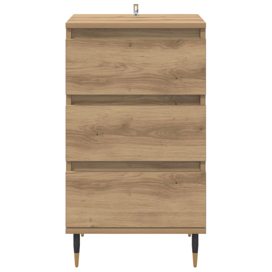 Buffet chêne artisanal 35 x 40 x 70 cm Bois d'ingénierie - 6