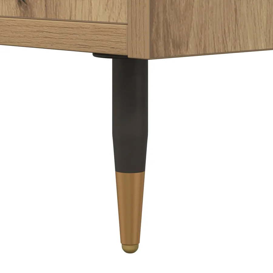 Buffet chêne artisanal 35 x 40 x 70 cm Bois d'ingénierie - 8