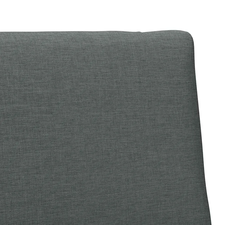 Tête de lit capitonnée Gris foncé 75 cm Pin massif - 7