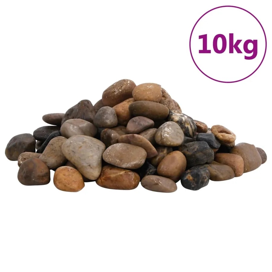 Galets polis 10 kg multicolores 2-5 cm - 2