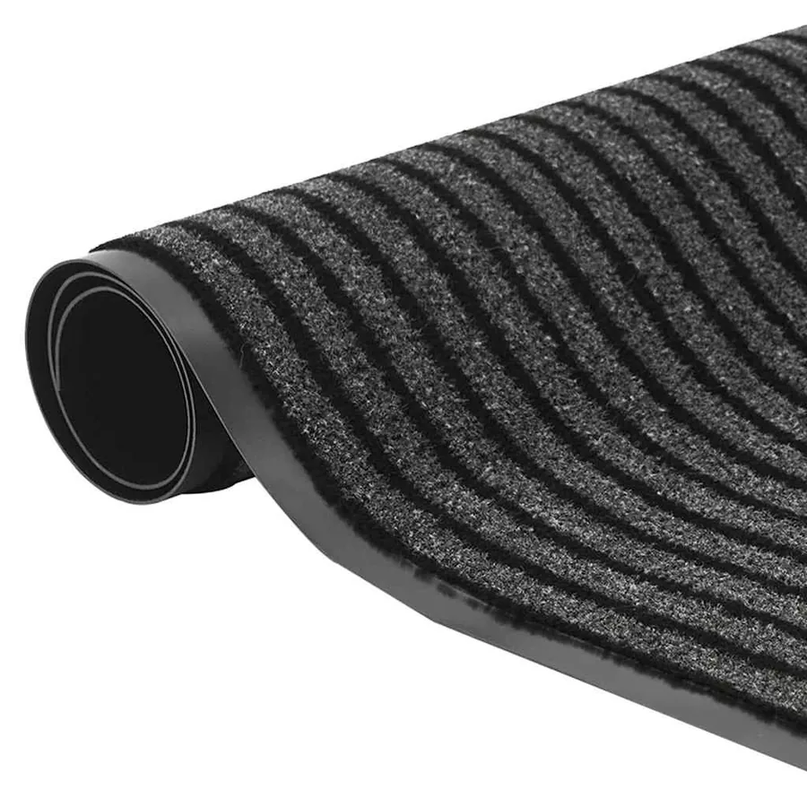 Tapis d'entrée Noir 40 x 60 cm Polypropylène - 4