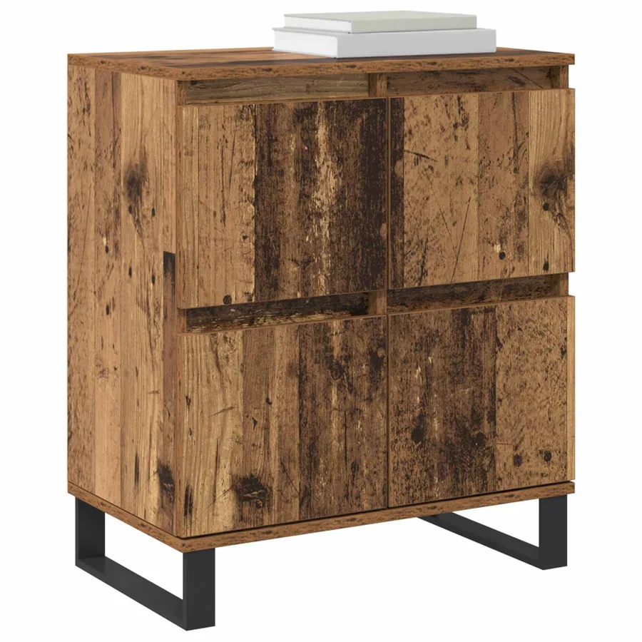 Buffet 3 pcs Bois ancien 60 x 35 x 70 cm - 3