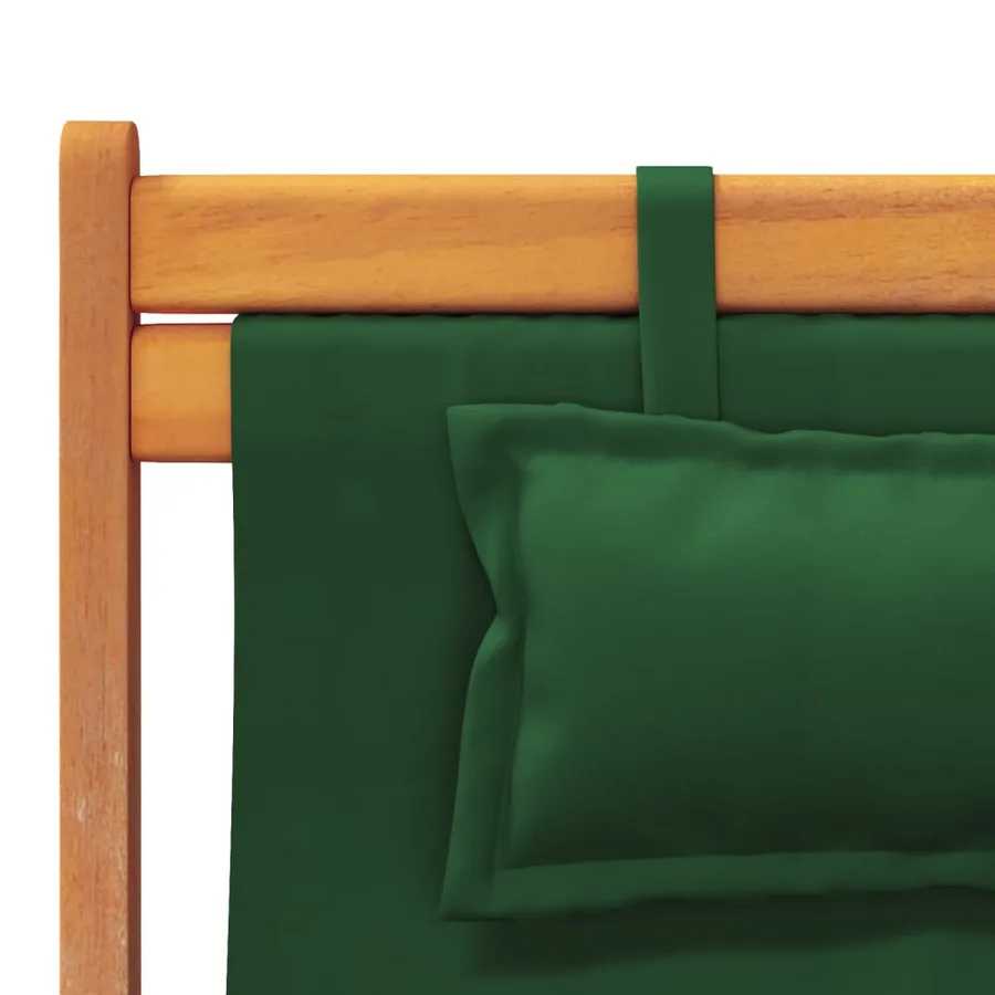 Chaises de plage pliables lot de 2 crème tissu - 17