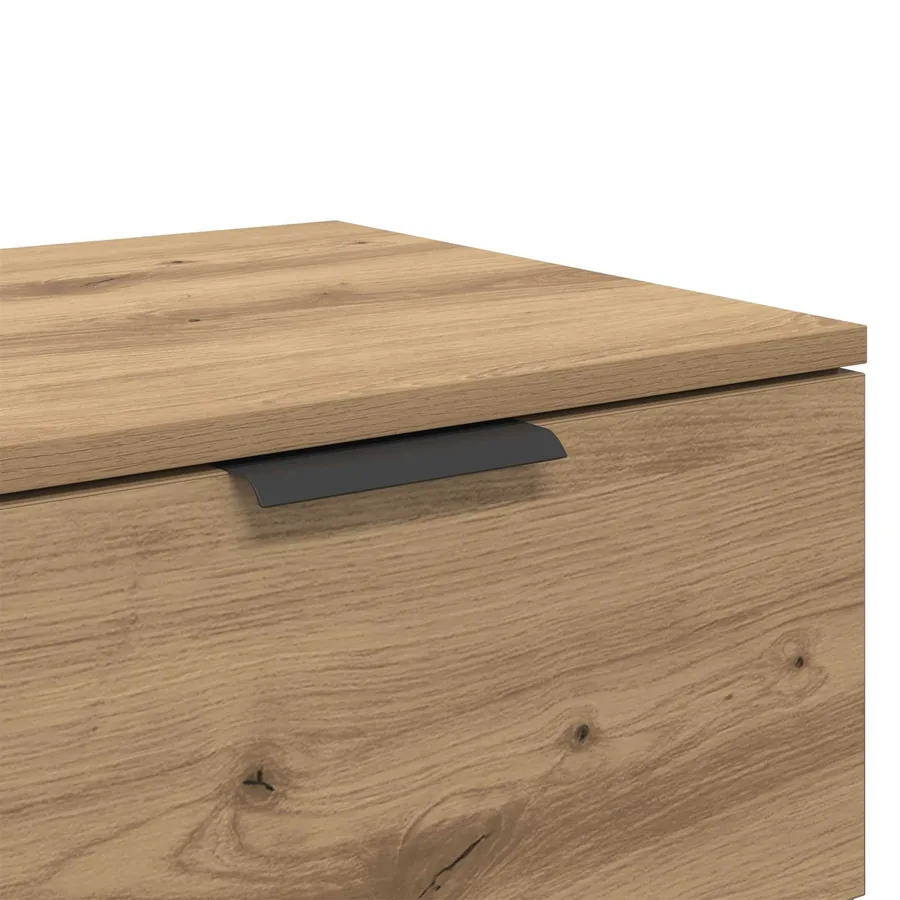 Cabinet de chevet 2 pc Chêne artisanal 45 x 39 x 50cm - 11