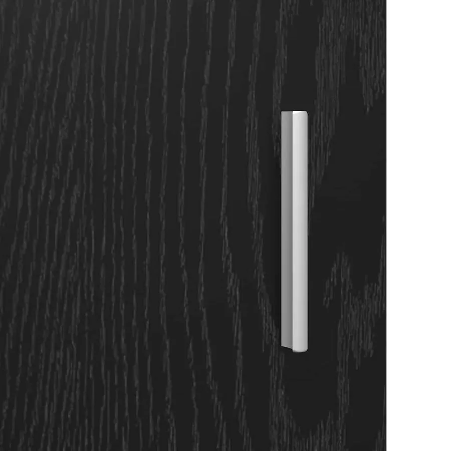 Buffets avec tiroir Corona 2 pcs Chêne noir 59 x 39 x 80 cm - 8