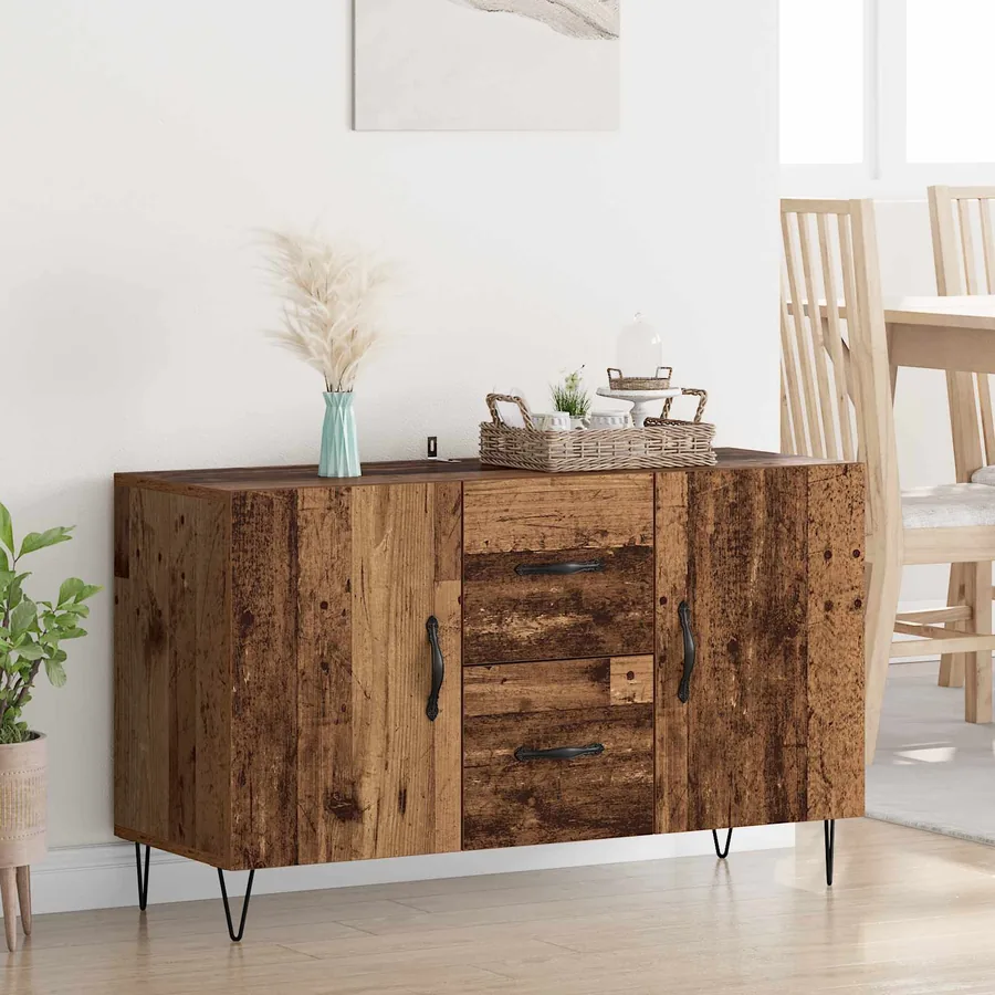 Buffet Bois Ancien 100 x 36 x 60 cm Bois d'ingénierie