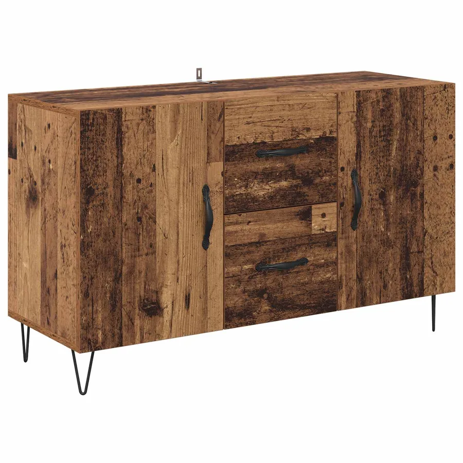 Buffet Bois Ancien 100 x 36 x 60 cm Bois d'ingénierie - 2