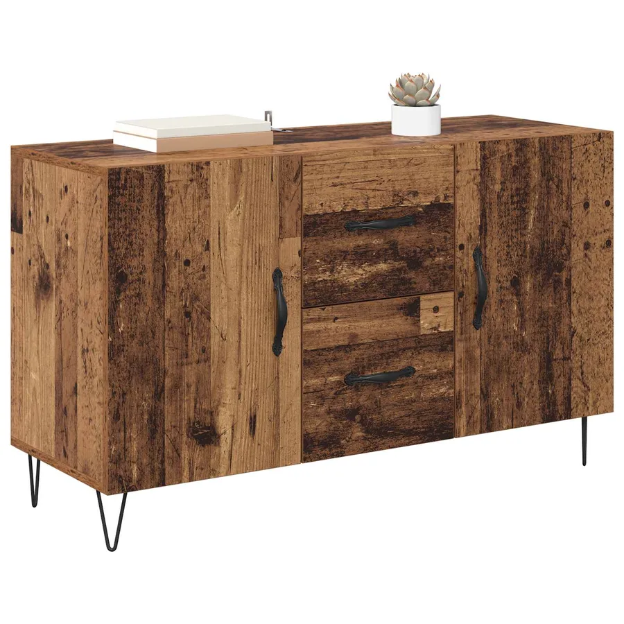 Buffet Bois Ancien 100 x 36 x 60 cm Bois d'ingénierie - 3