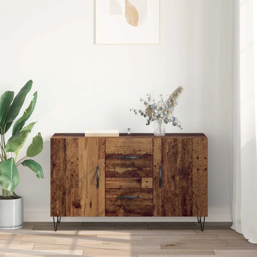 Buffet Bois Ancien 100 x 36 x 60 cm Bois d'ingénierie - 4