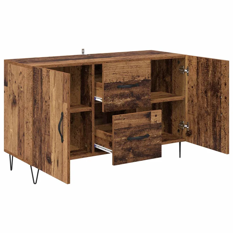 Buffet Bois Ancien 100 x 36 x 60 cm Bois d'ingénierie - 5