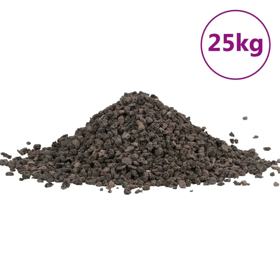 Gravier de basalte 25 kg noir 5-8 mm - 2