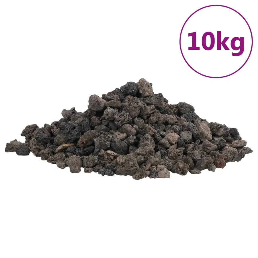Roches volcaniques 10 kg noir 1-2 cm - 2
