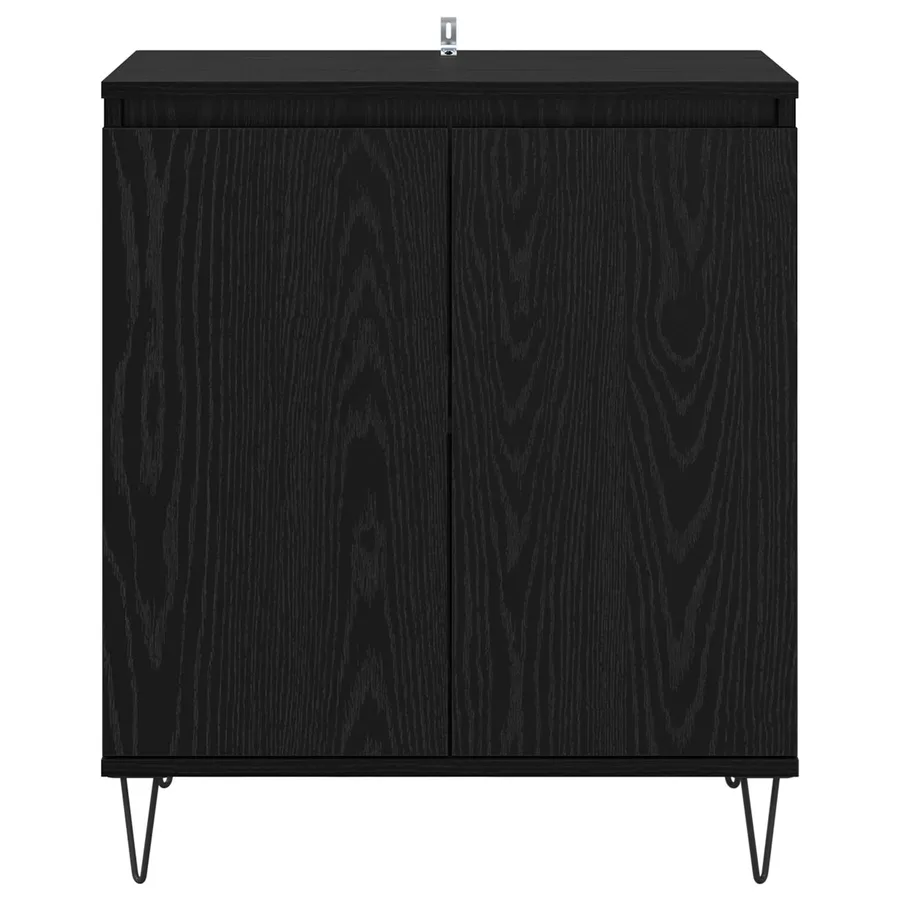 Buffet Chêne noir 60 x 35 x 70 cm Bois d'ingénierie - 6