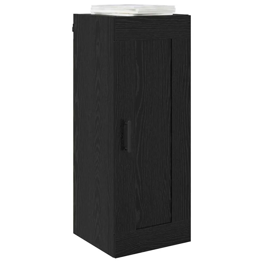 Meuble mural Chêne noir 34,5 x 34 x 90 cm Bois d'ingénierie - 3