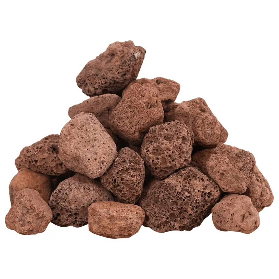 Roches volcaniques 25 kg rouge 3-5 cm - 3