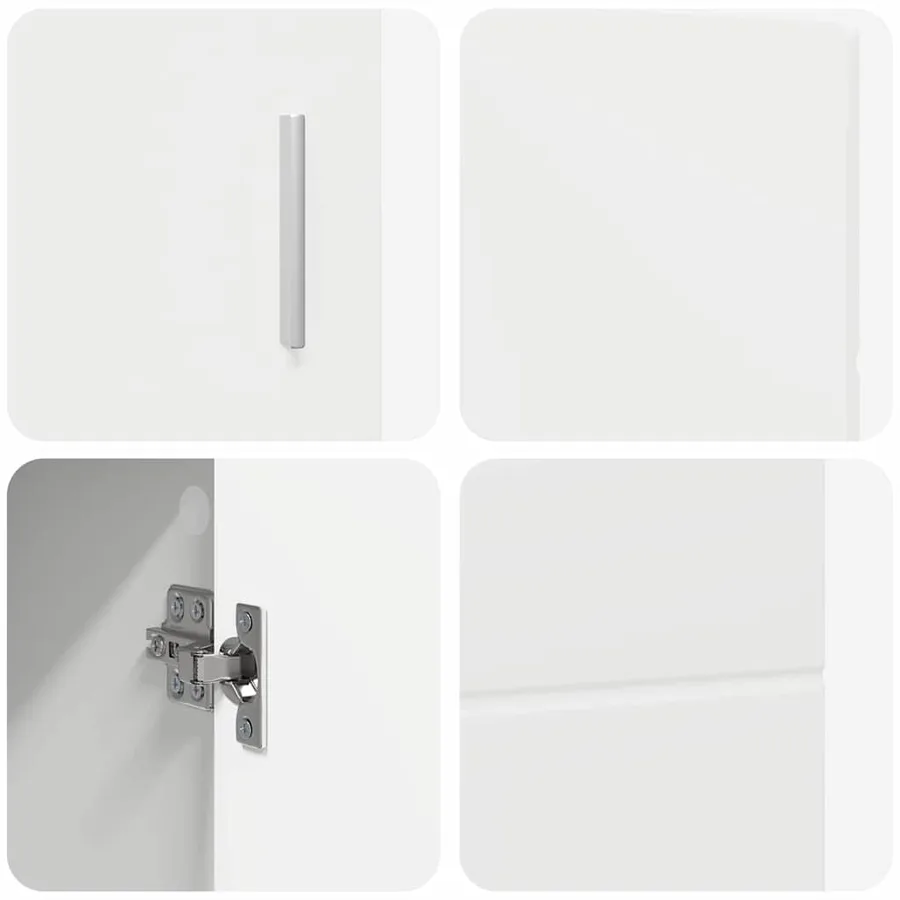 Buffet FLORIN Blanc 88,5 x 30,5 x 55,5 cm Bois d'ingénierie - 9