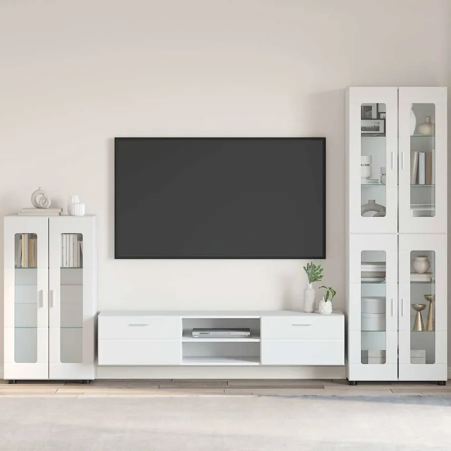 Buffet FLORIN Blanc 55,5 x 29 x 100 cm Bois d'ingénierie