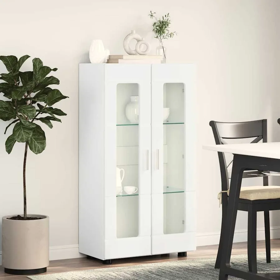 Buffet FLORIN Blanc 55,5 x 29 x 100 cm Bois d'ingénierie - 4
