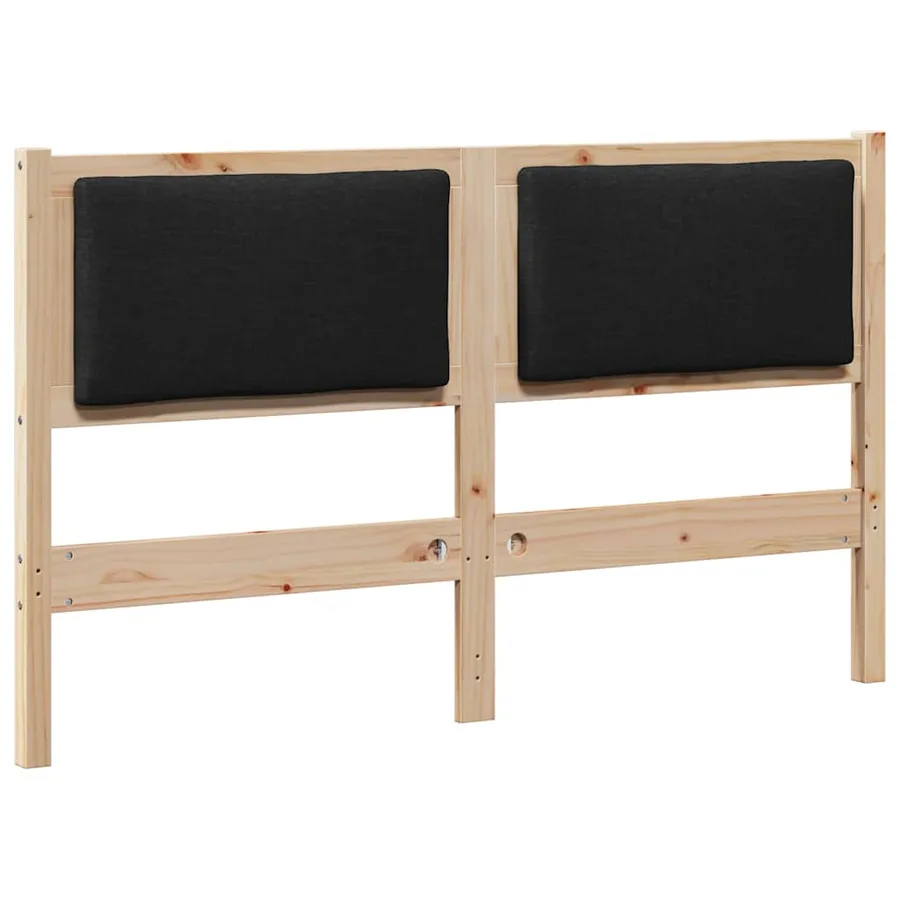 Tête de lit Autre Marron 140 cm Bois massif en pin - 2