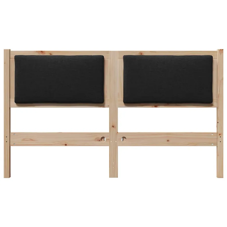 Tête de lit Autre Marron 140 cm Bois massif en pin - 4