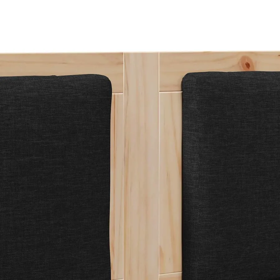 Tête de lit Autre Marron 140 cm Bois massif en pin - 7
