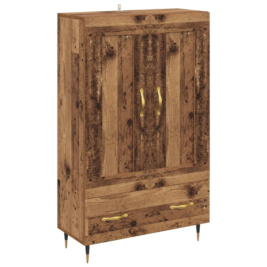Haut Armoire Bois Ancien 69,5 x 31 x 115 cm Bois d'ingénierie - 2