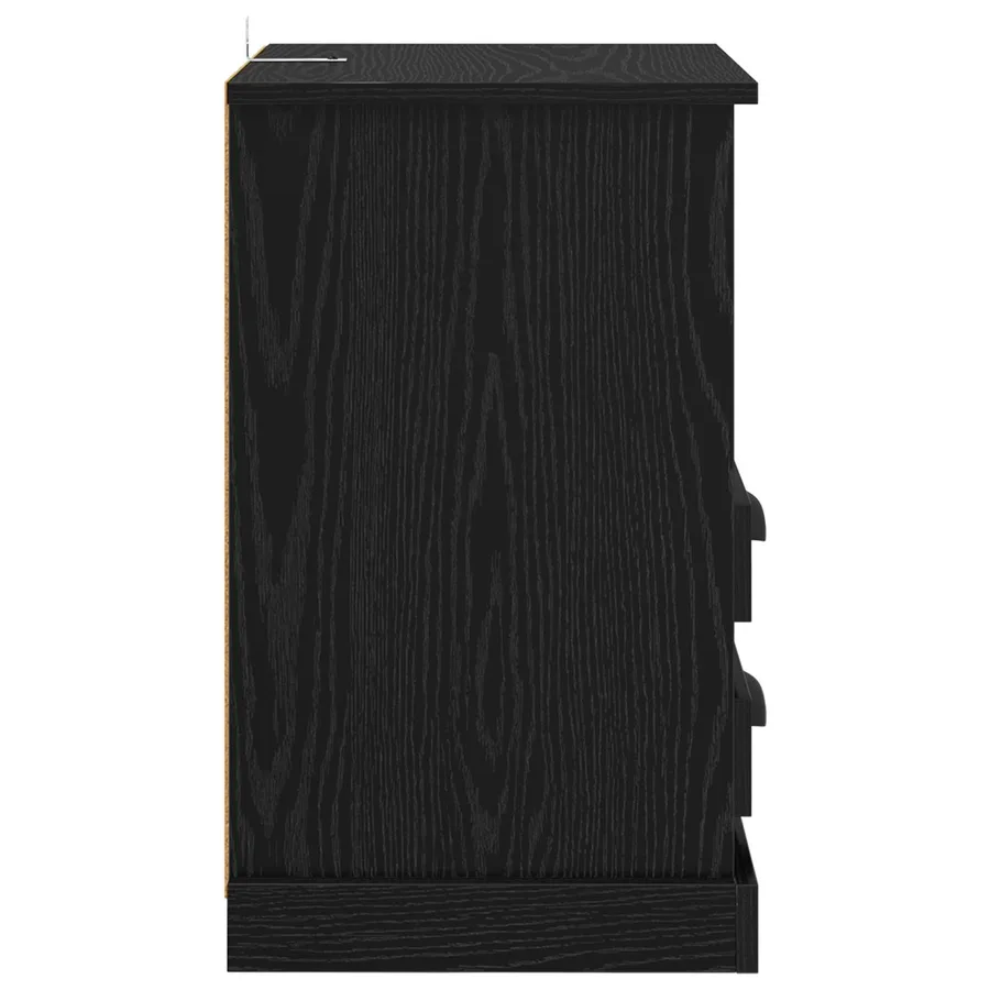 Cabinet de chevet Chêne noir 36 x 43 x 60 cm Bois d'ingénierie - 7