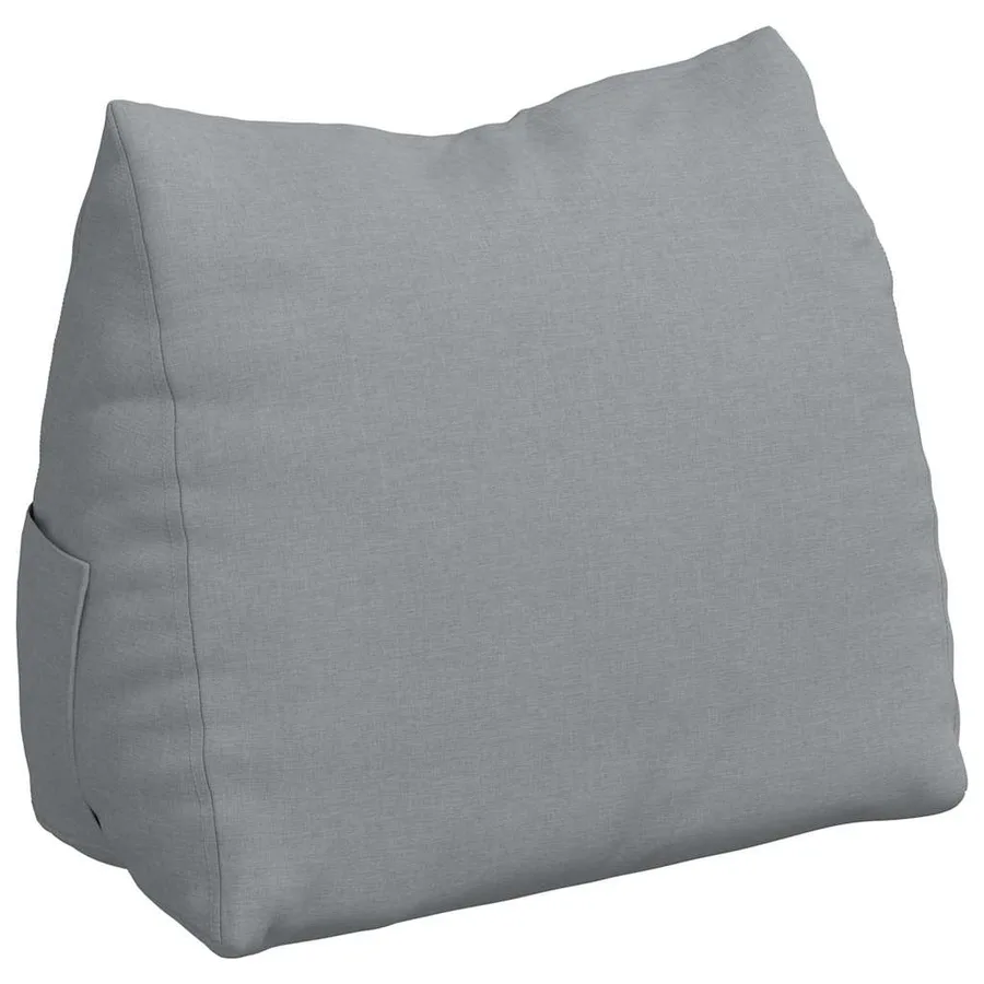 Coussin de Dos Gris clair 60 x 20 x 50 cm tissu - 2