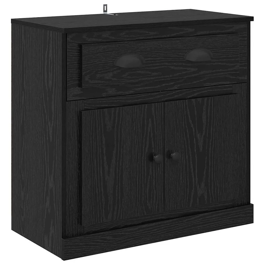 Buffets 2 pcs Chêne noir 70 x 35,5 x 67,5 cm Bois d'ingénierie - 7