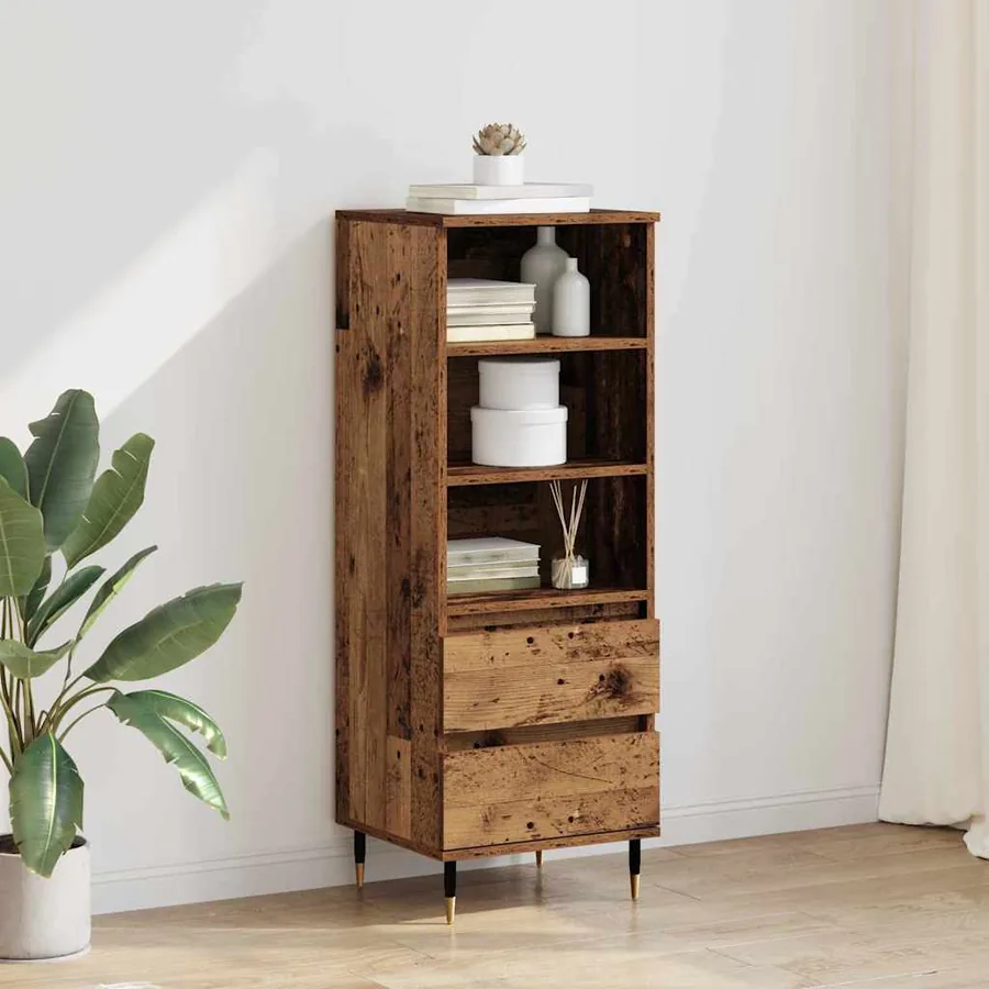 Haut Armoire Bois Ancien 40 x 36 x 110 cm Bois d'ingénierie