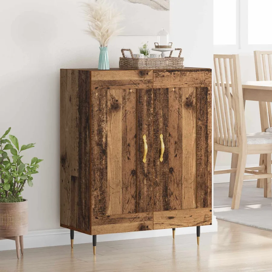 Buffet Bois ancien 69,5 x 34 x 90 cm Bois d'ingénierie