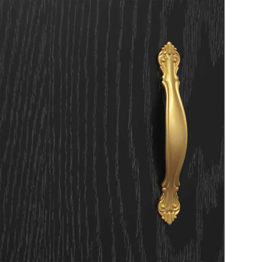 Buffet Chêne noir 69,5 x 34 x 90 cm Bois d'ingénierie - 10